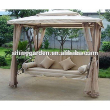 Gazebos extérieurs de jardin avec des balançoires